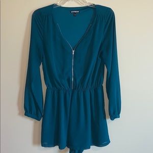 Teal Express Romper - Size S